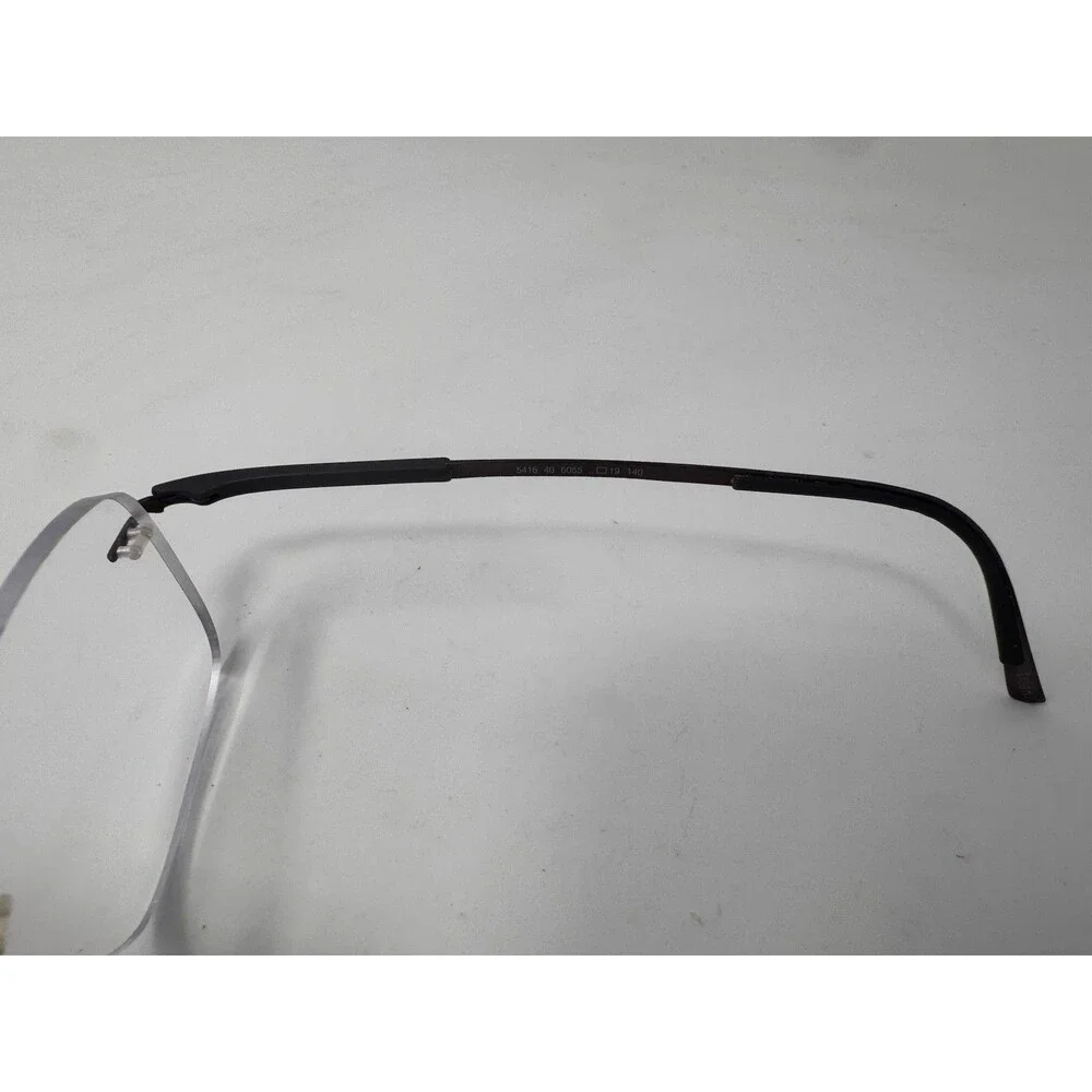 Silhouette 5416 40 6055 Titanium Bronze Gray Rimless Eyeglasses Frames 19 140